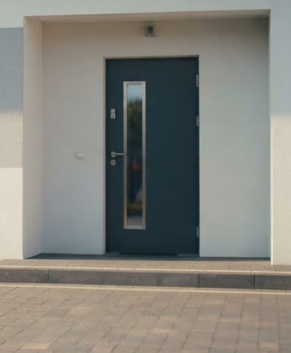 Haus mit bestehender Haustür